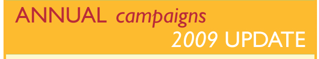 Annual Campaigns Update