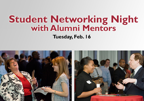Student Networking Night with Alumni Mentors