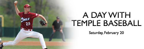 A Day with Temple Baseball