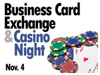 TUYA Business Card Exchange and Casino Night - Nov. 4 at R2L Restaurant in the Two Liberty Place building
