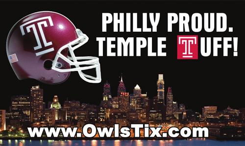 Philly Proud. Temple Tuff!