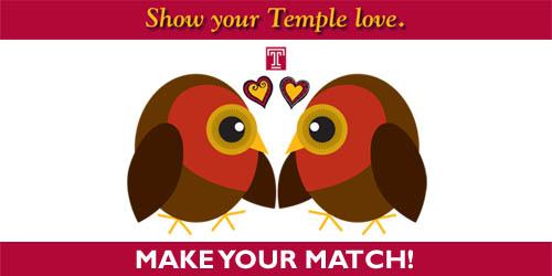 Show your Temple love. Find your match!