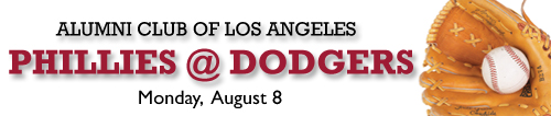 Alumni Club of Los Angeles - Phillies @ Dodgers