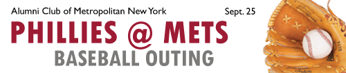 Alumni Club of Metropolitan New York - Phillies @ Mets Baseball Outing
