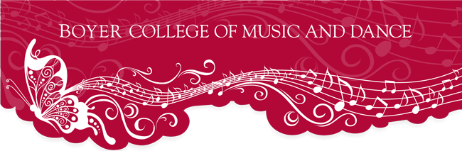 Boyer College of Music and Dance E-newsletter