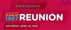 Save the Date: Class of 1987 Reunion 