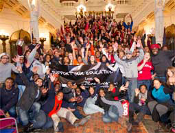 Students rally in Harrisburg