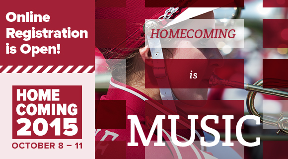 Homecoming 2015 - October 8-11 - Online Registration is Open