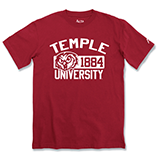 Temple University T-shirt | Temple University 1884 with an Owl Head