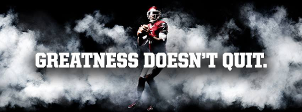 Greatness doesn't quit banner