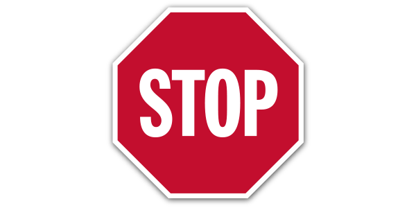 An illustration of a stop sign 