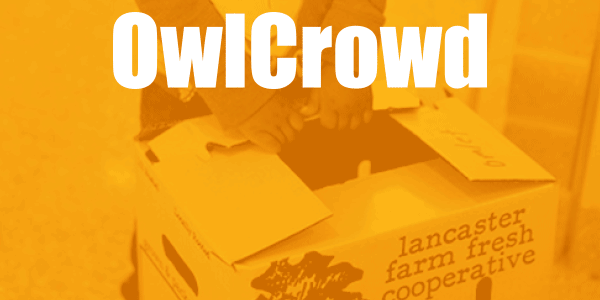 A collection of images and the text, “OwlCrowd.”