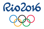 A “Rio 2016” graphic with the Olympic rings.