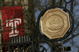 The Berks Mall gate on Temple’s Main Campus