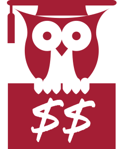 An illustration of an owl wearing a commencement cap.