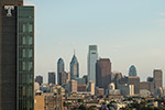 Philadelphia’s skyline from Temple’s Main Campus 