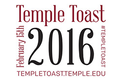 Logo for the 2016 Temple Toast.